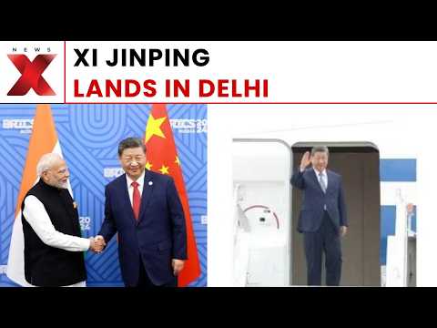 Xi Jinping Lands In Delhi For 18th BRICS Summit | Visuals From Palam Airport | NewsX