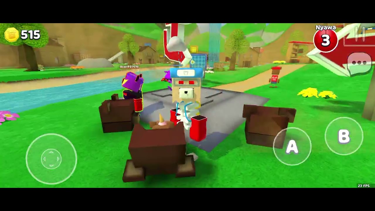 I am learning and playing with people. II SUPER BEAR AVENTURE 