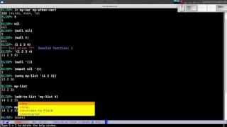 Elisp Tutorial - Part 2 Variables, Booleans and Lists