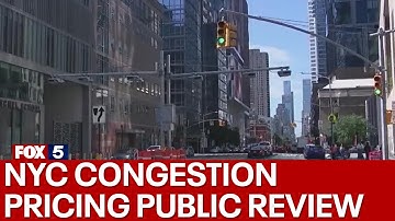 NYC congestion pricing public review process begins