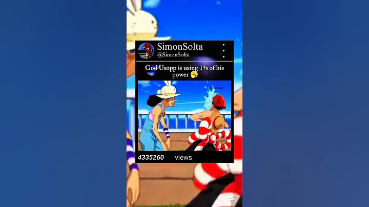 God Usopp using 1% of his power 🥱 #luffy #godusopp #chopper #onepiece