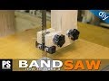 Making a homemade Band Saw (part3 / blade guides)