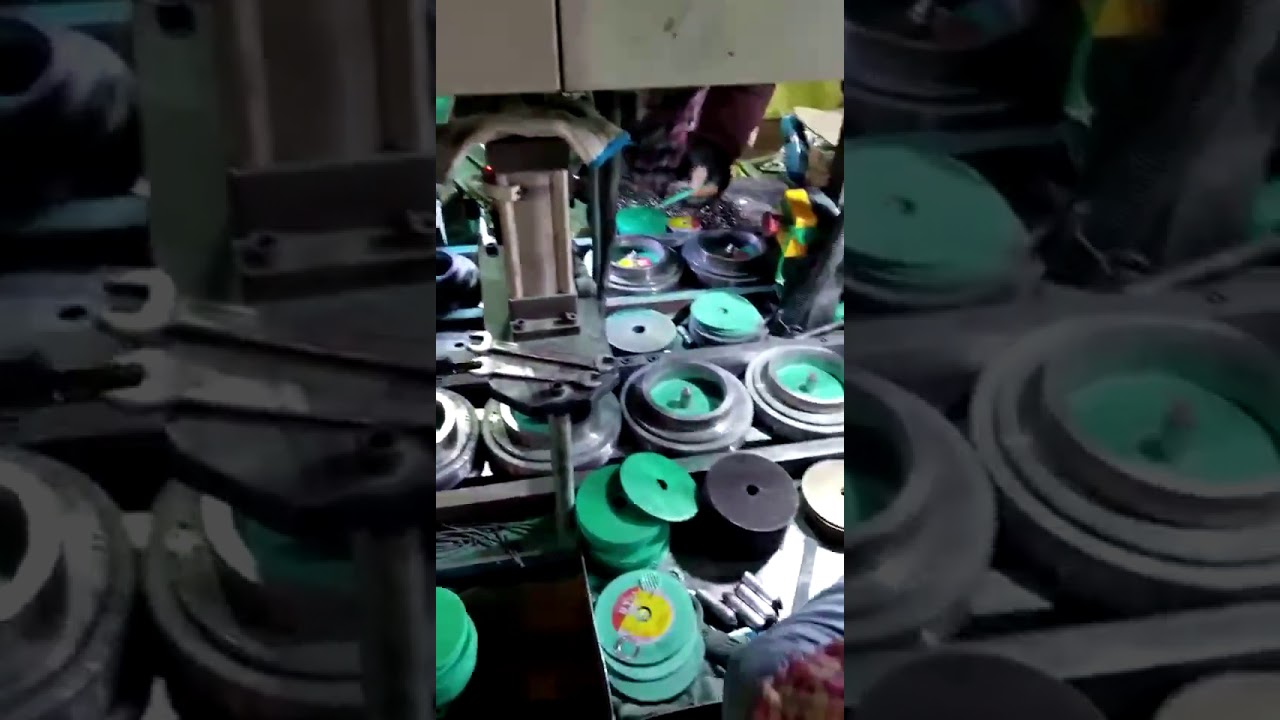 cut off wheel making machine YouTube