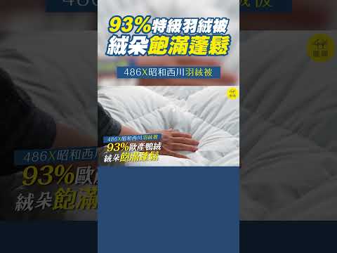 昭和西川 x 486聯手合作 頂級特級羽絨被