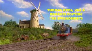 Thomas Dvds, Vhs & Remakess Copying Spreadsheets Intro My Version