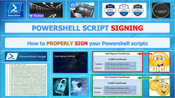 PowerShell Script Signing