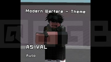 AS VAL Gun animation | Roblox Animation