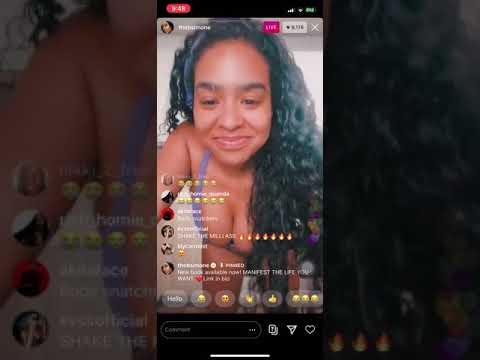 B Simone NIP SLIPS on Instagram live 😳‼️