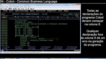04   A linguagem COBOL   Básico