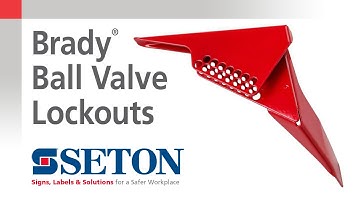 How to Install A Brady® Ball Valve Lockout Device | Seton Video