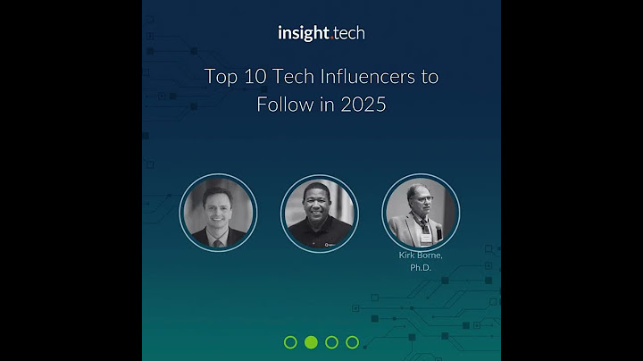 Top 10 Tech Influencers to Follow in 2025 #techinfluencer #technology #top10