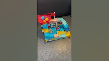 Satisfying Build 🟠 Marble Run Race 🌀 Slide Building Blocks