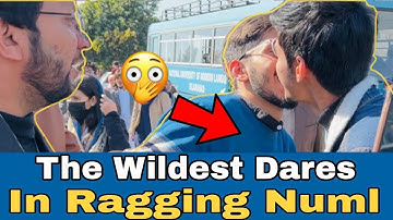 New semester: Ragging Scenes full On. Numl university