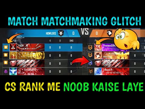 Cs Rank Noob Lobby Glitch In Free Fire | | Cs Rank Matchmaking Glitch | | Cs Rank Grandmaster Glitch