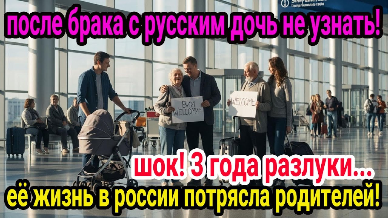 родители в шоке! дочь 3 года замужем в россии, а изменились они сами!