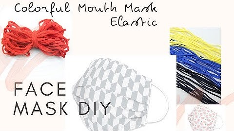 Colorful Mouth Mask Elastic Band String For Make Face Mask DIY Rubber Band