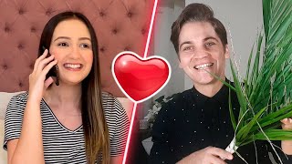 O PEDIDO DE NAMORO ONLINE DA CAMILA E DO DANIEL