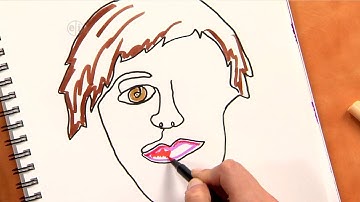 How to Draw an Abstract Self-Portrait: Fun Art Project for Kids and Adults