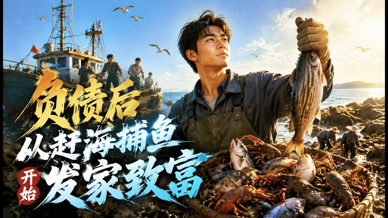 負債後從趕海捕魚開始發家致富