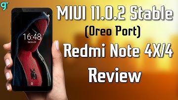 MIUI 11.0.2 Stable (Oreo Port) for Redmi Note 4X/4 (Mido) Review