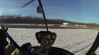 Robinson R22 Helicopter Student Pilot - First Solo - Hover - Patterns