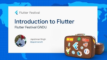 Flutter Festival GNDU - Introduction to Flutter