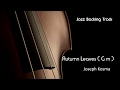 New jazz backing track  autumn leaves  gm   band live  play along  jazz standards jazzing mp3