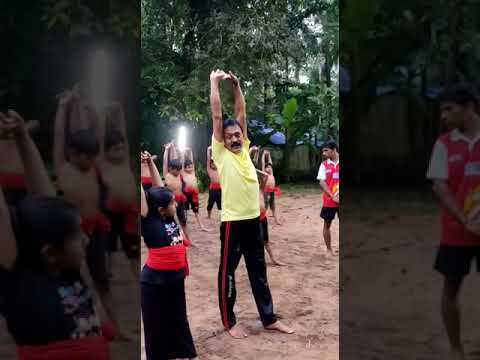 Kalari Payattu (the oldest spiritual-martial art) training at Arsha yoga