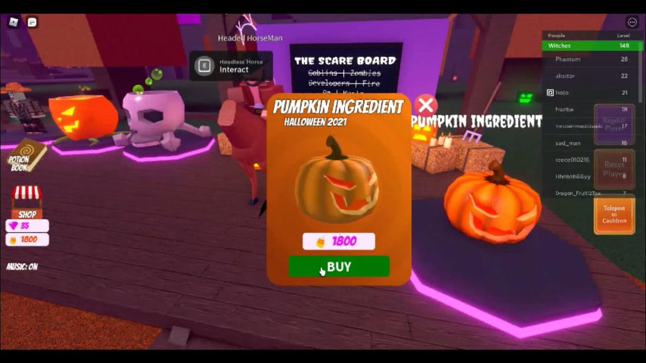 How to get PUMPKIN INGREDIENT in Wacky Wizards! Discovering that 2