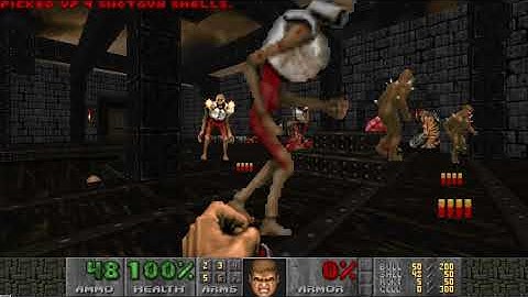 Doom 2 New Gothic Movement 1 MAP 01 UV-MAX [TAS] in 9:31