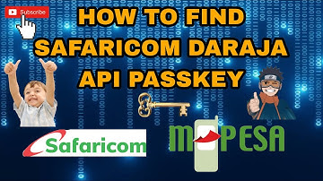 HOW TO LOCATE A PASSKEY IN SAFARICOM  DARAJA API DOCUMENTATION🤙🤙