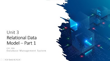 DBMS | Unit 03 | Relational Data Model - 01 (Fall 2024)