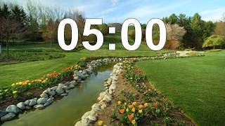 5 Minute Timer | Beautiful Gardens 🌺