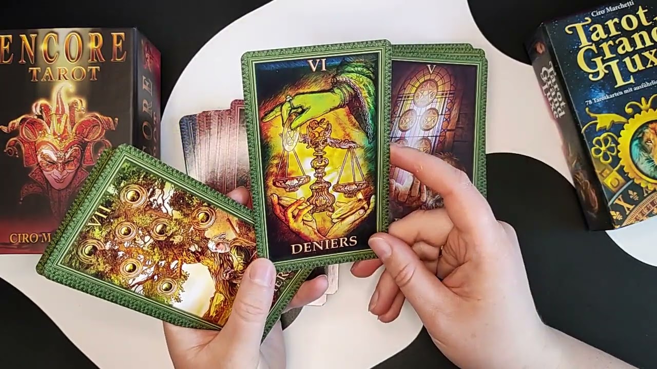 Распаковка Колоды Ciro Marchetti Encore Tarot, французская версия + Расклад На Март 🥳👍🤗