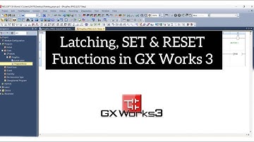 Latching, SET & RESET concept in GX Works3 Mitsubishi PLC in Tamil