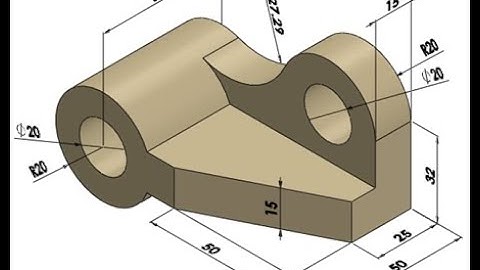 Solidworks tutorial - Basic 3D drawing : Part 03