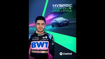 HYSPEC Technical Challenge with BWT Alpine F1® Team driver Esteban Ocon and Seen Through Glass