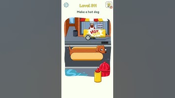 Dop 3 Make a hotdog 🐕🌭 Level 311 Displace one part #shorts #game #dop3