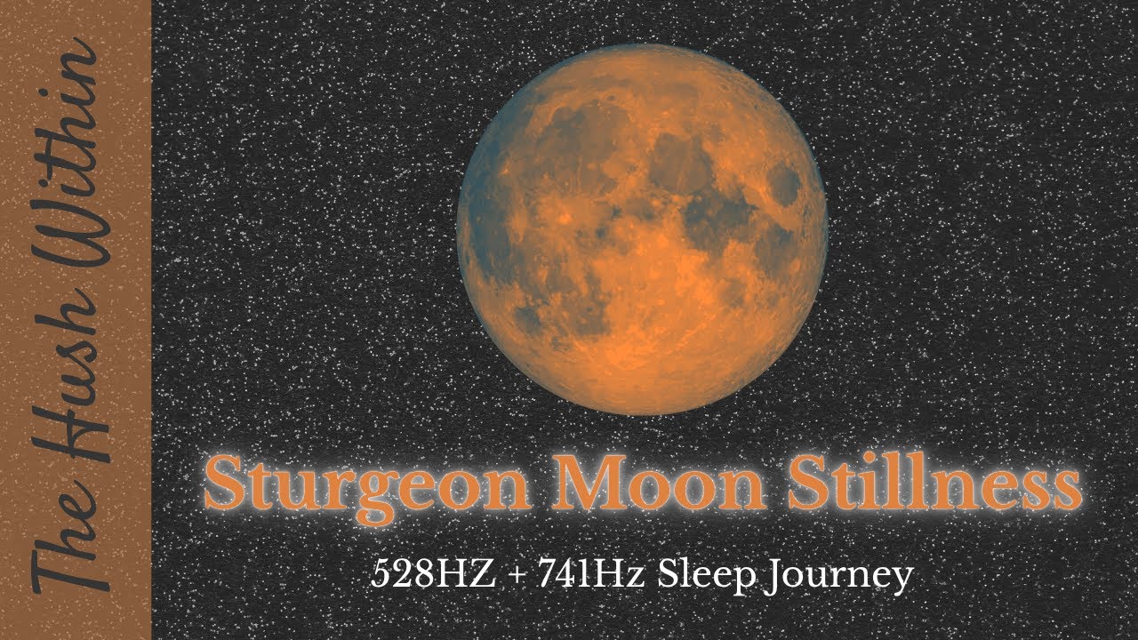 Sturgeon Moon Stillness | 528Hz + 741Hz Sleep Loop