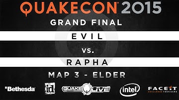 Evil vs. Rapha - GRAND FINALS - Map 3 - Elder (QUAKECON 2015 DUEL)