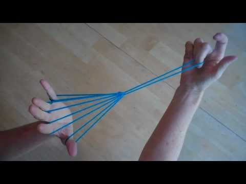 Witches Broom (or parachute), Step by Step, with string