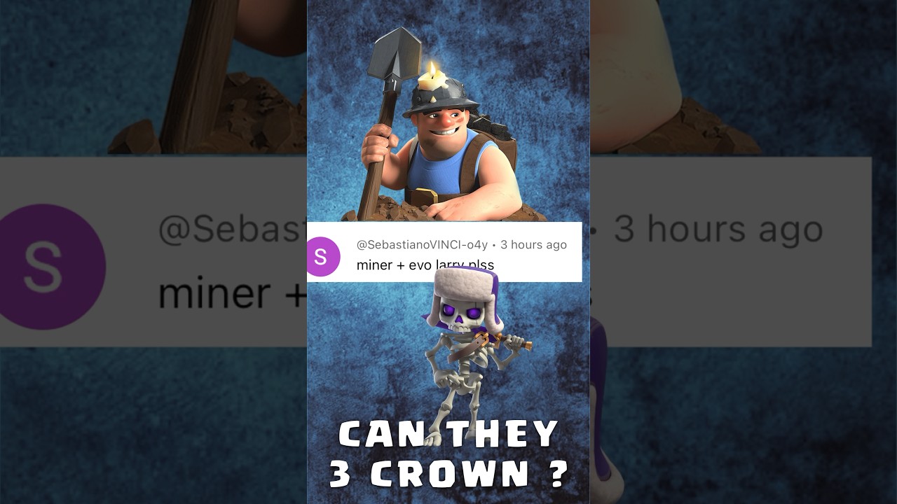 Can Miner and Evo Skeleton 3 Crown ? 