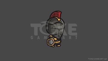 Frontier Defender Spartan Knight - 2D Character Sprite