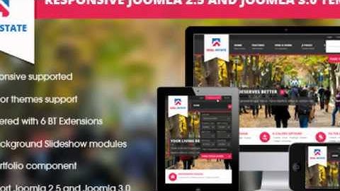 BT Real Estate - Responsive Joomla Template