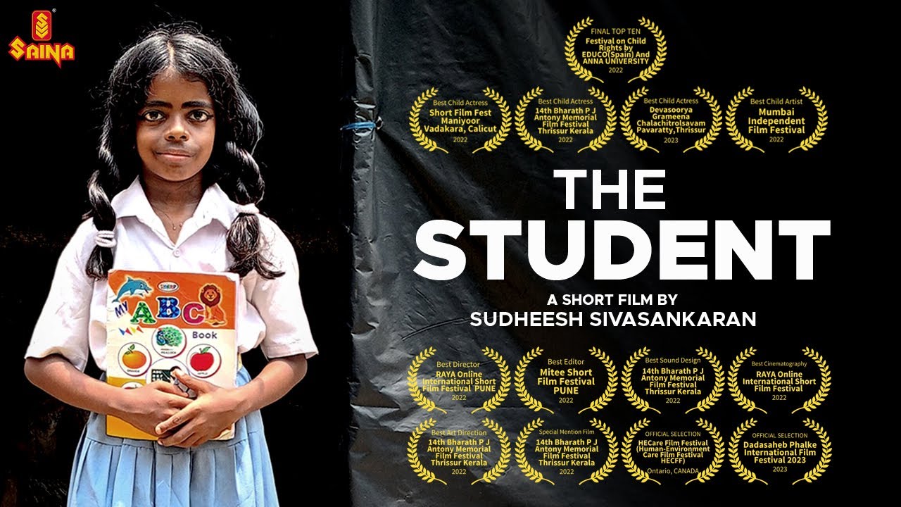 The Student, New Short film, Sudheesh Sivasankaran, Adilakshmi T V