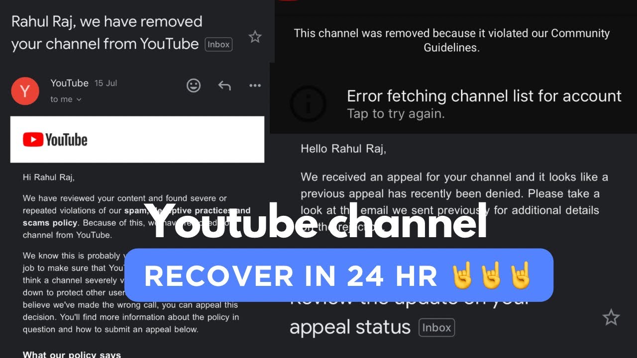 How to watch deleted youtube channels hotsell