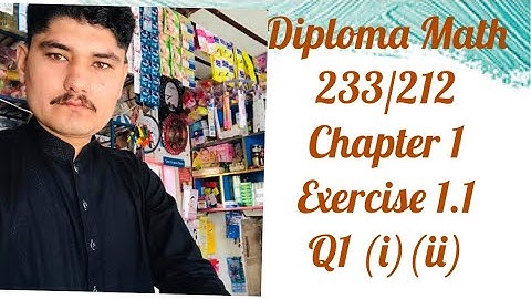 DAE 2nd year Math 233/212 ||chapter1||function||Exercise 1.1||Question No.1|| part 1 and part 2