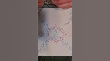 Multi Dimensional spirograph with complex gears and patterns #art #spirograph #acrylic Inner