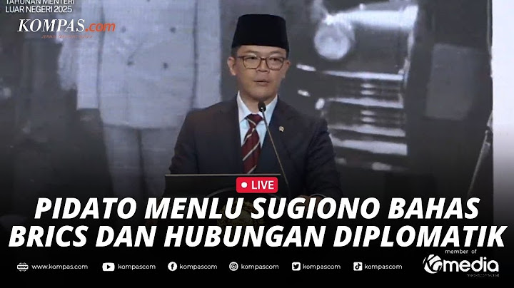🔴LIVE - Pidato Menlu Sugiono soal Indonesia Gabung BRICS dan Terkait Palestina