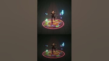 AOE Dance Unreal engine 5.4 Niagara